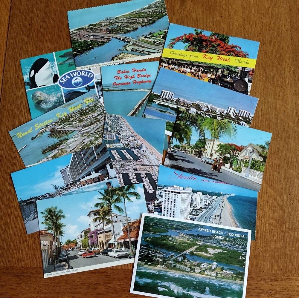 Postcards Lot/40 Random Assortment - Picture 5 of 12